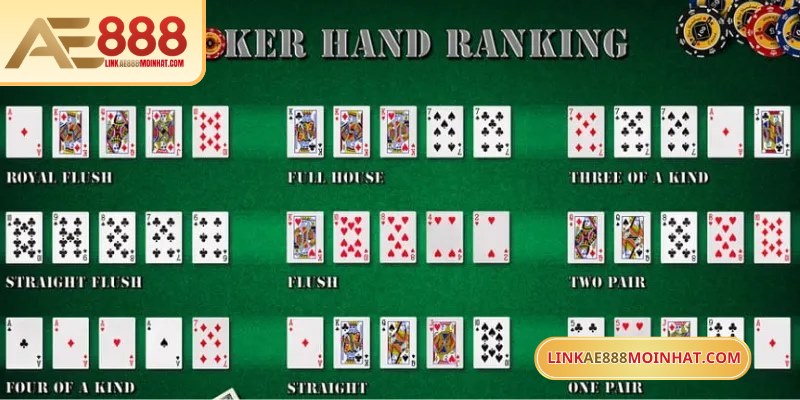 Chơi Sâm Lốc Hướng Dẫn Chi Tiết Giúp Thắng Mọi Ván 18 Sảnh đồng chất là cấp độ cao nhất trong thứ tự bài poker AE888